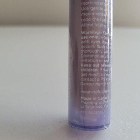 Meaningful Beauty Ultra Lifting and Filling Treatment 0.27 oz Travel New SEALED - Picture 5 of 8